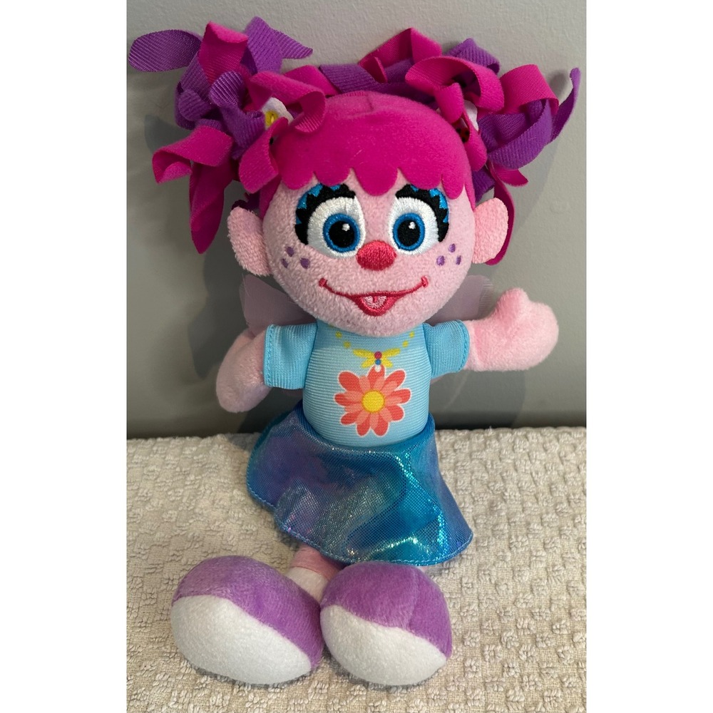 Sesame Street Abby Cadabby Plush 10‎ Inch Just Play Pink Fairy Doll 2024